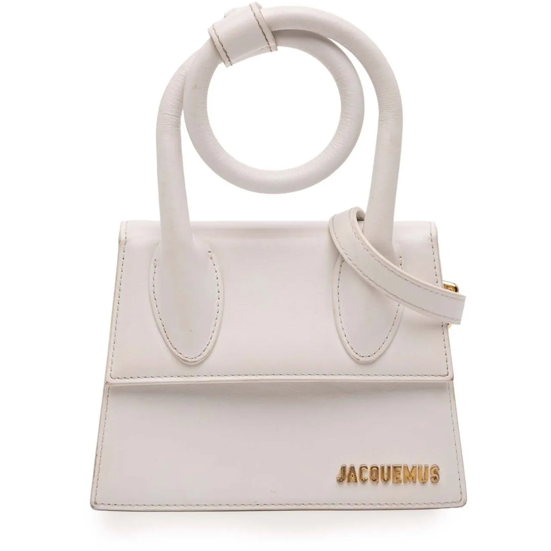 Jacquemus Schultertasche Le Chiquito Noeud weiß