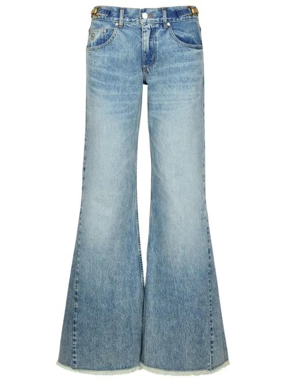 Stella McCartney - Light Blue Cotton Jeans - Größe 25 - blau