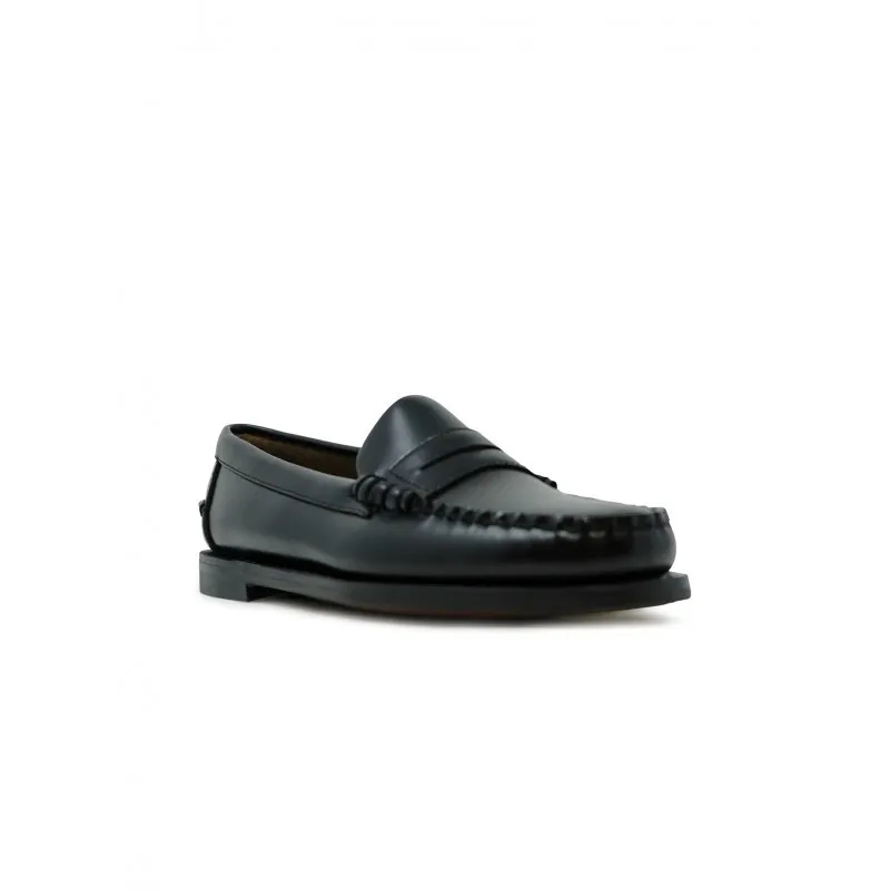 Sebago Balletschoenen Dan Black Leather Loafers Black