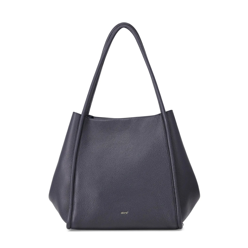 Abro Sac à bandoulière Shopper Willow aus Leder dunkelblau