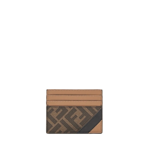 Fendi Card Case Pu Ff 1974/Vit Grey Portafoglio