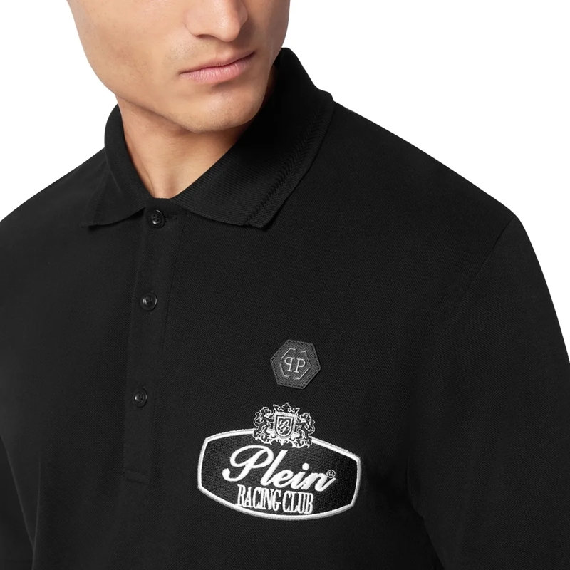 Philipp Plein Top Poloshirt Racing schwarz(Image 10)