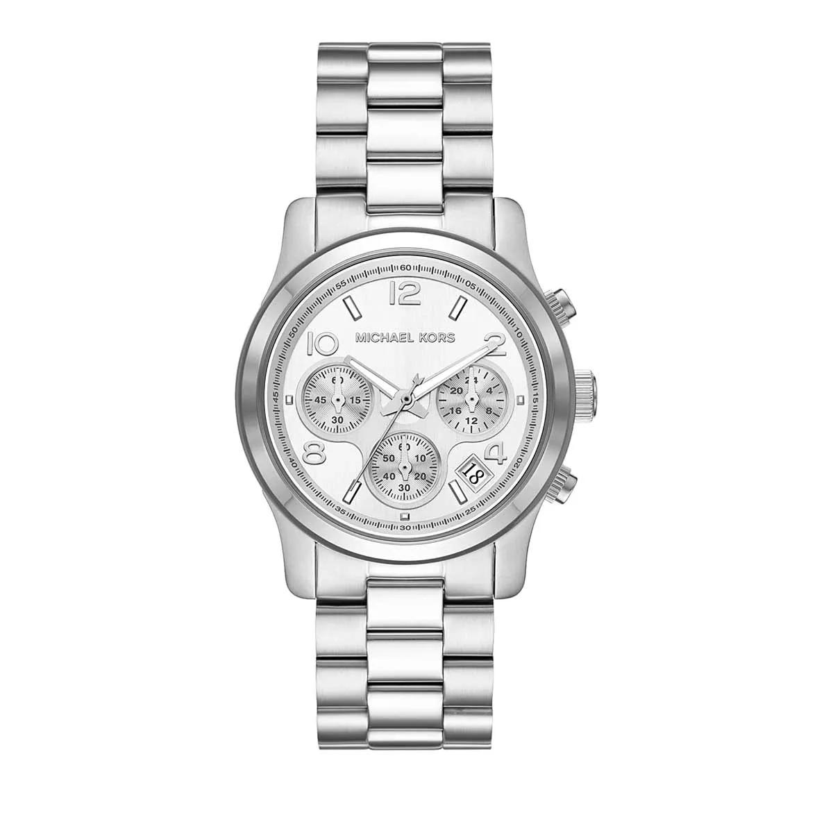 Michael Kors Uhr - Runway Chronograph Stainless Steel Watch - Gr. unisize - in Silber - für Damen