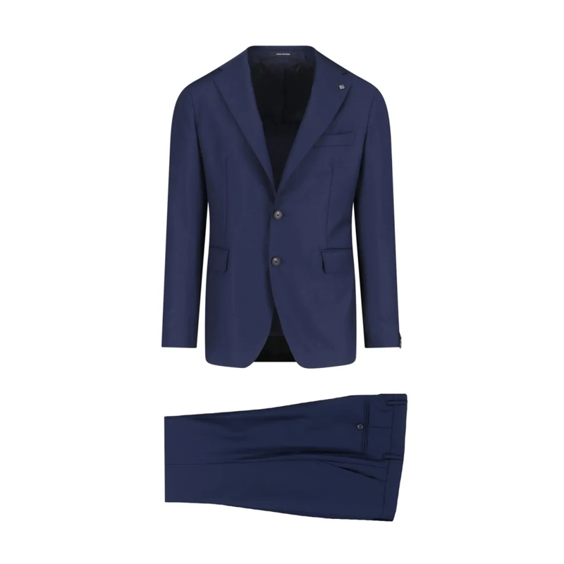 Tagliatore Anzugkombination Single-Breasted Cutter Suit – Blue Blue