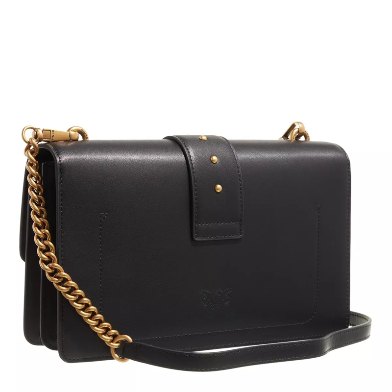 Pinko Crossbody Bag Love Classic Icon Simply Nero Antique Gold(Image 3)