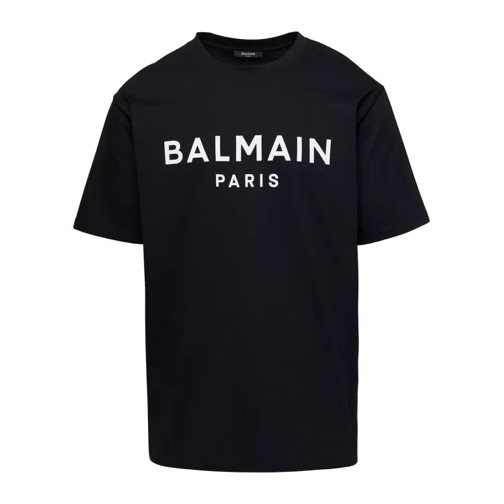 Balmain Printed T-Shirt - Straight Fit Black 