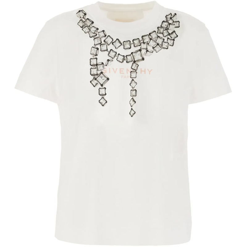 Givenchy T-shirt White cotton t-shirt weiß