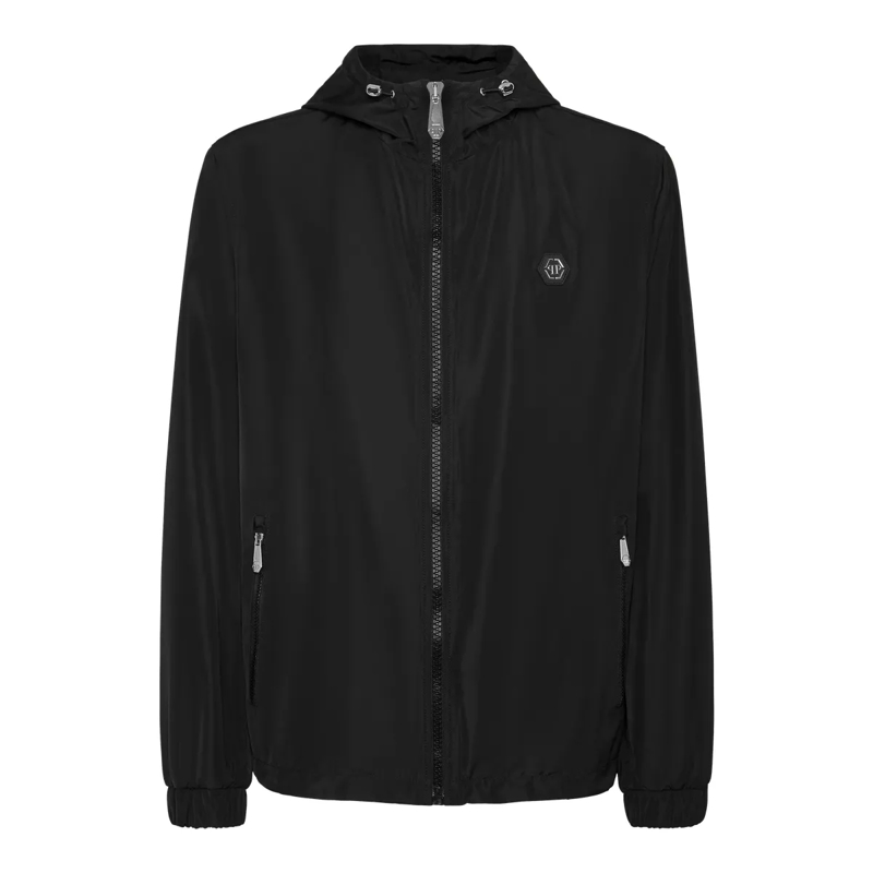Philipp Plein Daunenjacke Nylon Jacke schwarz