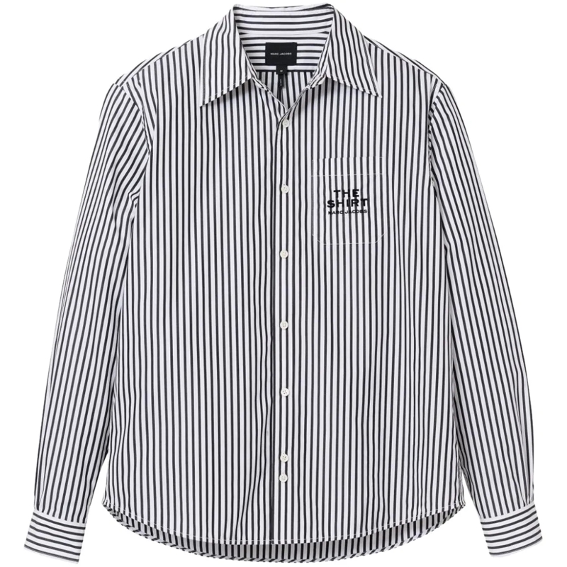 Marc Jacobs Bluse The Striped Shirt' Shirt Black