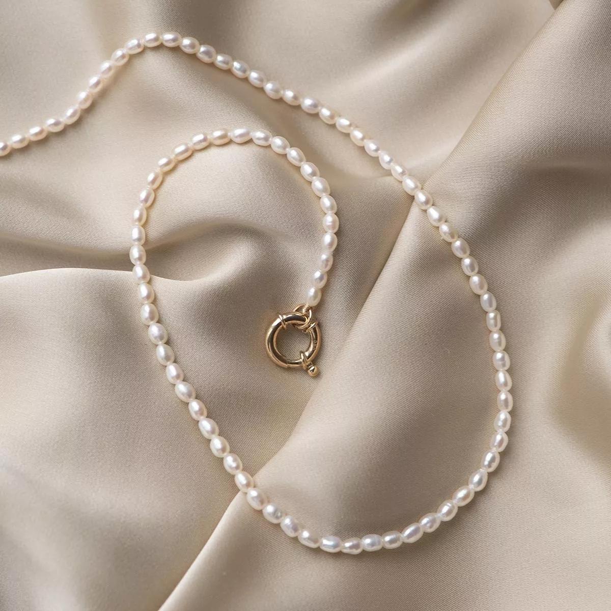 Thumbnail - Isabel Bernard Halskette - Aidee Marissa 14 karat necklace with Freshwater pe - Gr. unisize - in Gold - für Damen