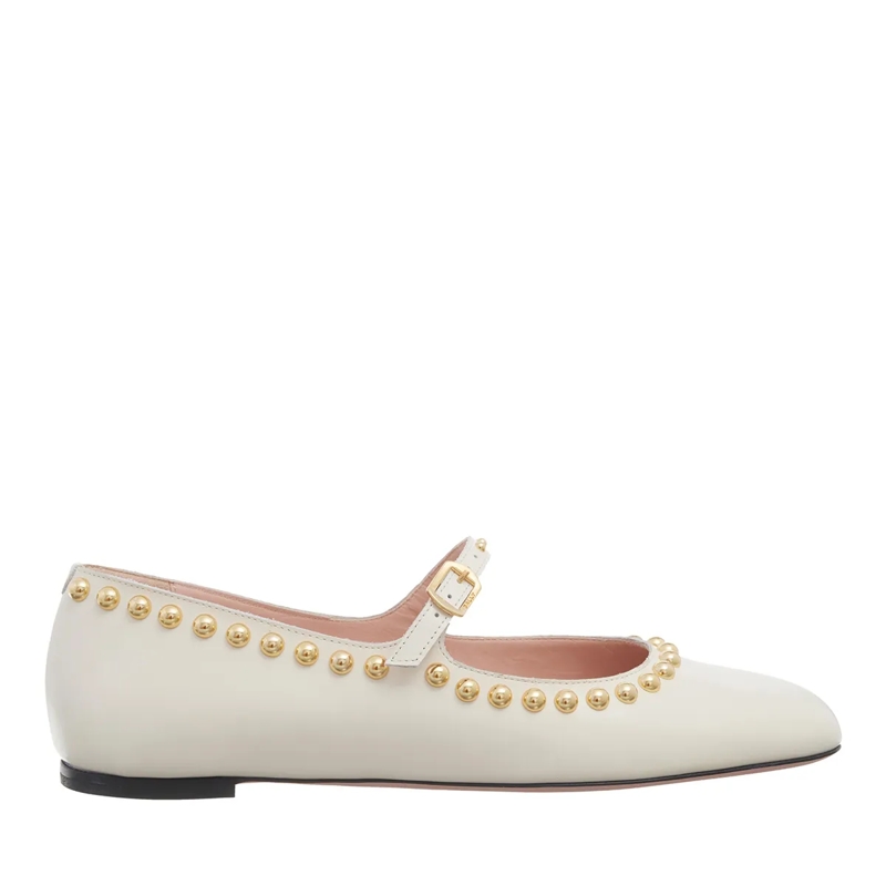 Bally Ballerinas Belkys-Round Stu Bone
