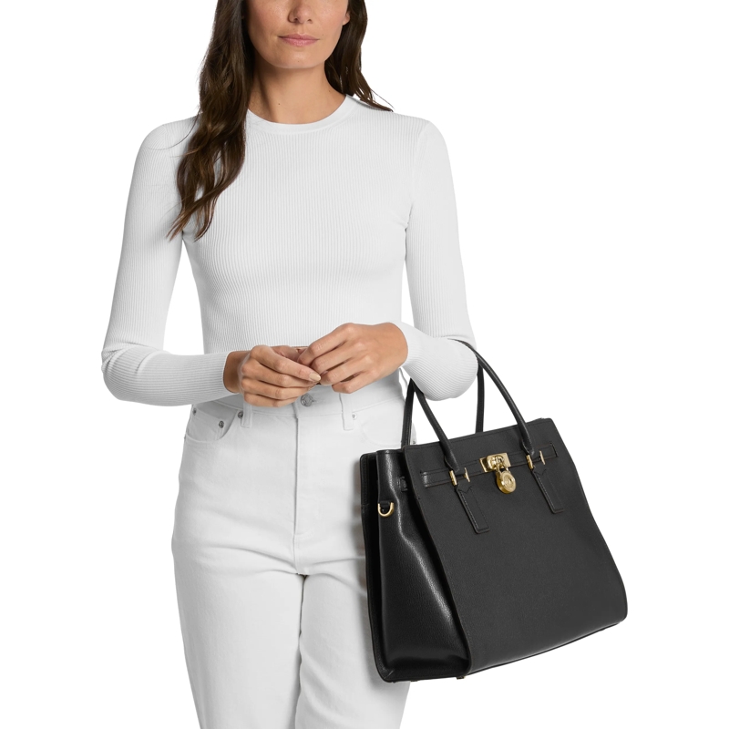 MICHAEL Michael Kors Tote Lg Satchel Black(Image 2)