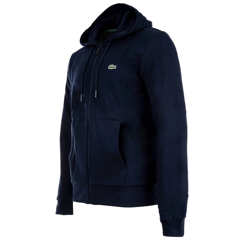 Lacoste  Lacoste LACOSTE Herren Sweatjacke mit Kapuze - Zip blau(Image 3)