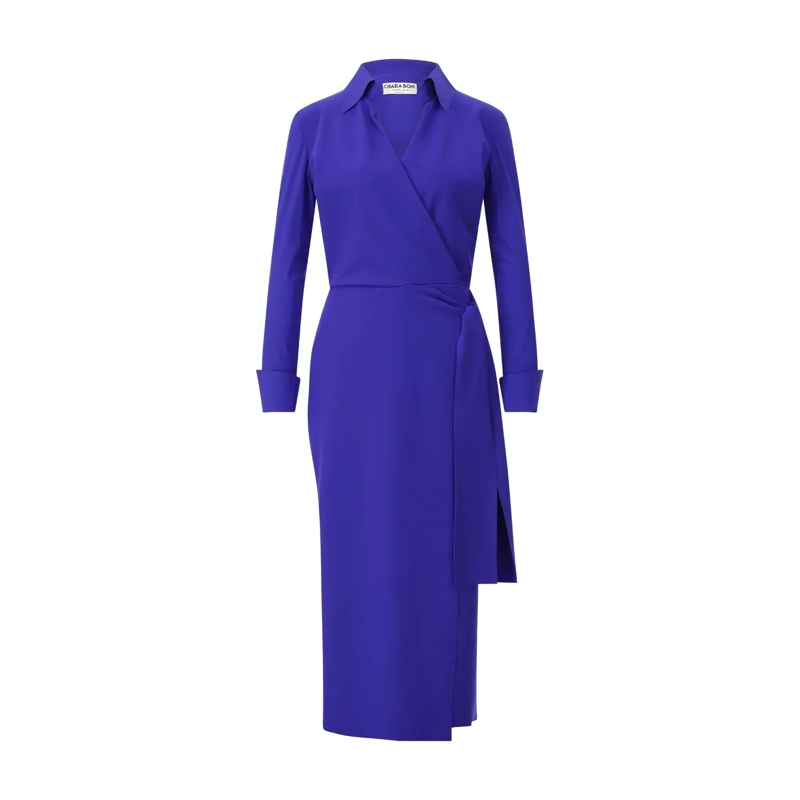 Chiara Boni Minikleid Figurbetontes Cocktailkleid Blau