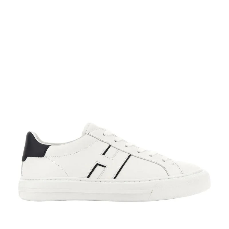Hogan Lage-top sneaker Refined Lace-Up Shoes With Distinctive 'H' Detail White