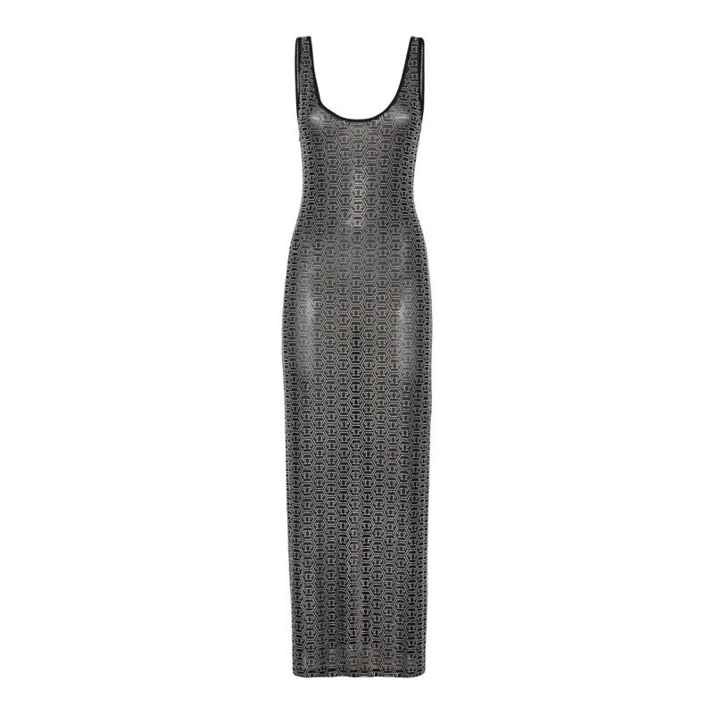 Philipp Plein Maxikleid Kleid schwarz