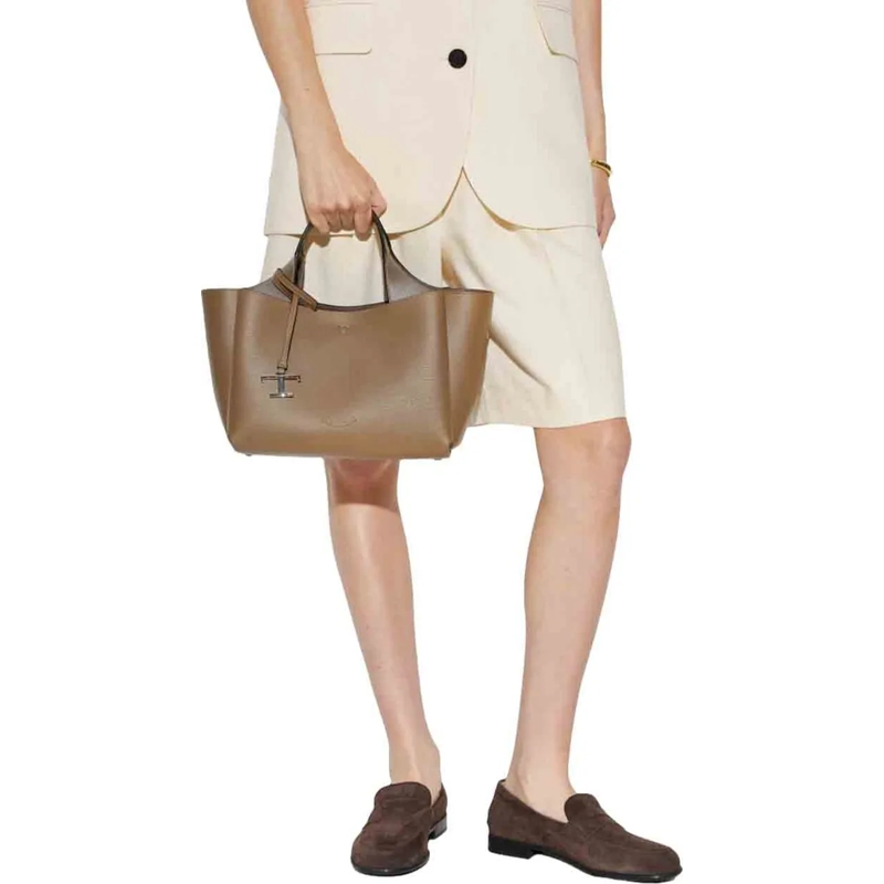 Tod's Shopper Bags Grey taupe(Image 3)