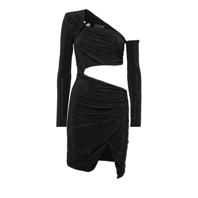 Philipp Plein Minikleid Minikleid Mit Schmucksteinen schwarz