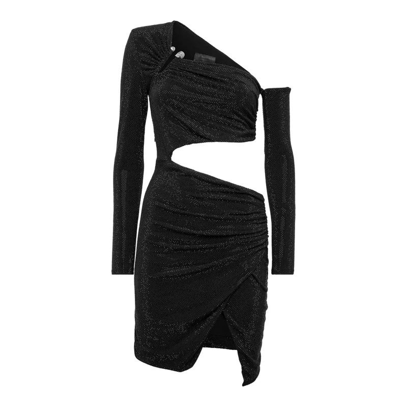 Philipp Plein Minikleid Minikleid Mit Schmucksteinen schwarz