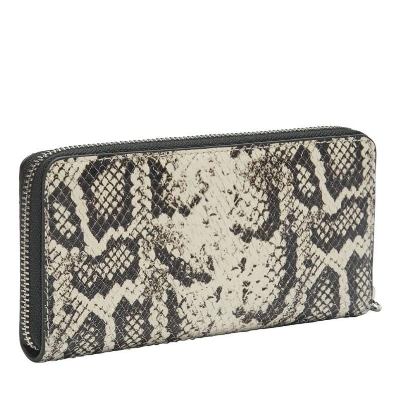 Liebeskind Berlin Portemonnaie mit Zip-Around-Reißverschluss Wallet Gigi Snake Milk(Image 3)