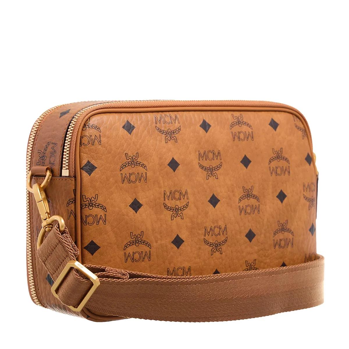 MCM Crossbody bags Diamond Crossbody Small in cognac