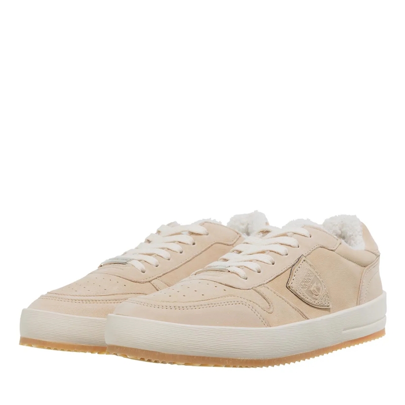 Philippe Model Low-Top-Sneaker Nice Low Woman Nubuck Baby Bear_Beige