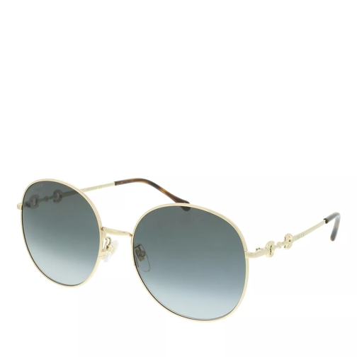 Gucci GG0881SA-001 59 Sunglass WOMAN METAL GOLD Sonnenbrille