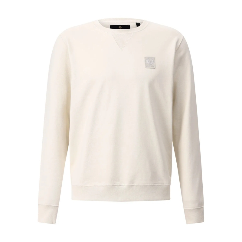 Belstaff Trui Sweatshirt mit Logo Creme