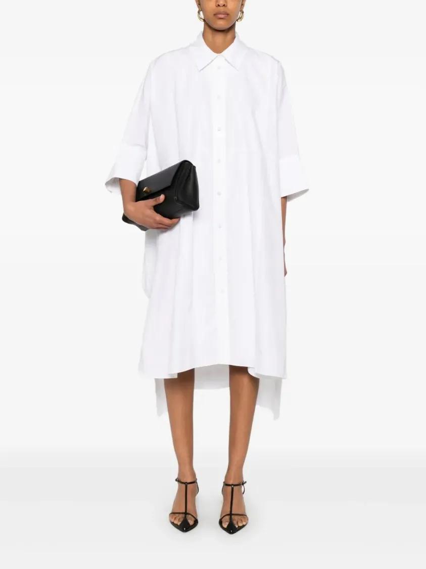 オールインワン・サロペット Joseph Dania Midi Dress With Button Placket And Side Slits Joseph Dania Midi Dress With Button Placket And Side Slit