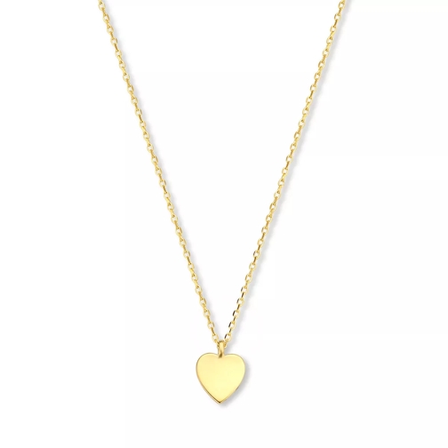 Isabel Bernard Belleville Amore 14 Karat Necklace With Heart Gold Medium Halsketting