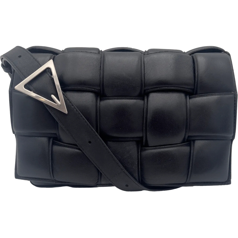 Bottega Veneta Sac à bandoulière Bottega Veneta Padded Cassette - Black schwarz