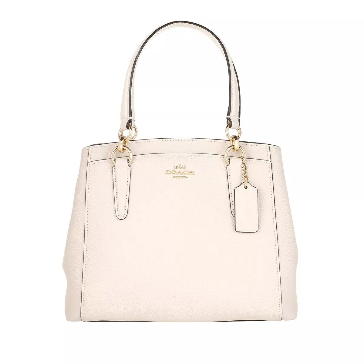 Coach Minetta Crossbody Tote Bag Leather White Tote