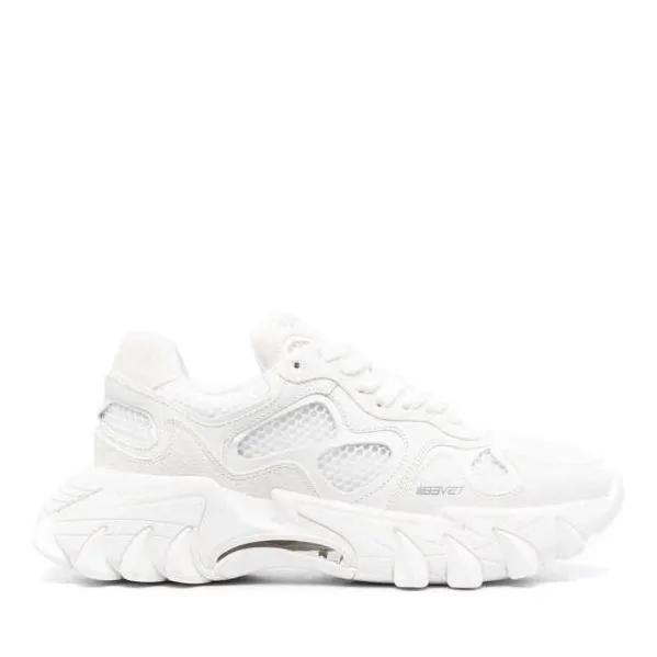 Balmain Low-Top Sneaker - B-East Panelled Chunky Blanc Sneakers - Gr. 38 (EU) - in Weiß - für Damen