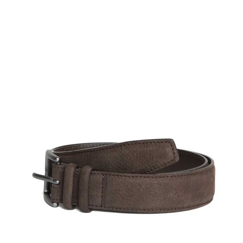 Orciani Riem Classic Nubuck Belt Brown(Image 2)