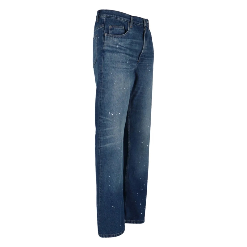 A.P.C. Straight Leg Jeans Straight Fit Jeans im Vintage-Look Blau(Image 4)