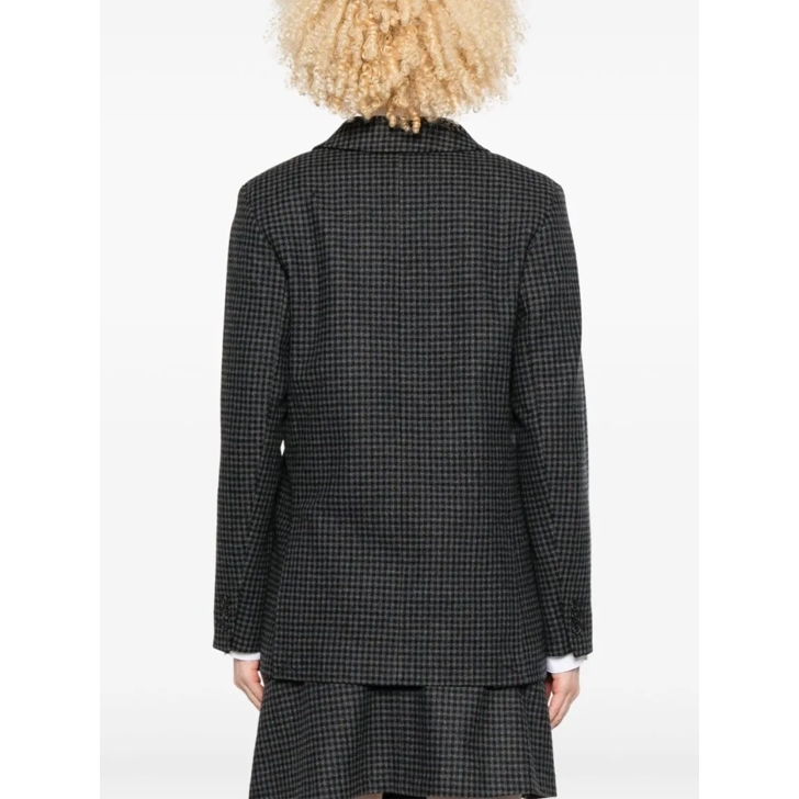 ボトムスその他 A.P.C. Double-Breasted Anthracite Grey Wool Blazer A.P.C. Double-Breasted Anthracite Grey Wool Blazer Black