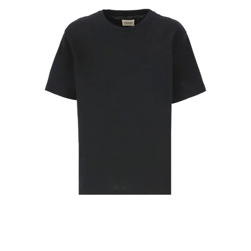 Khaite T-Shirts Black Mae T-Shirt Black