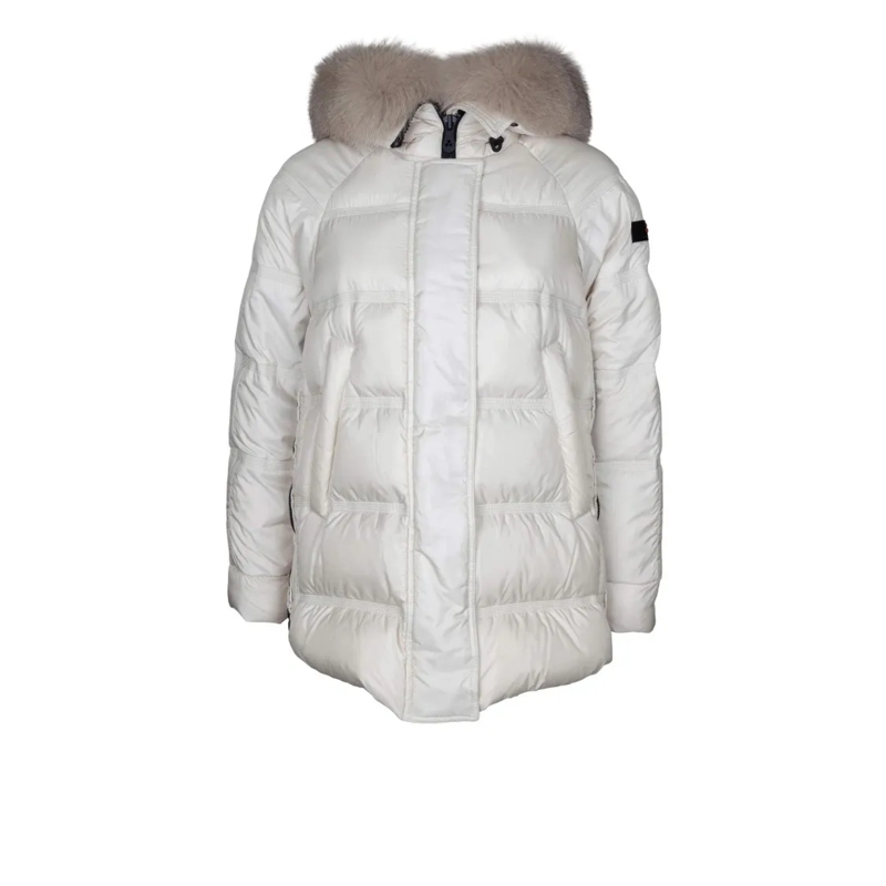 Peuterey  Takan Quilted Jacket Mqn 04 In Recycled Polyester White
