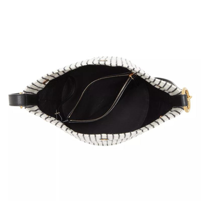 Saint Laurent Bucket Bag Rive Gauche Bucket Bag Cream Black(Image 6)