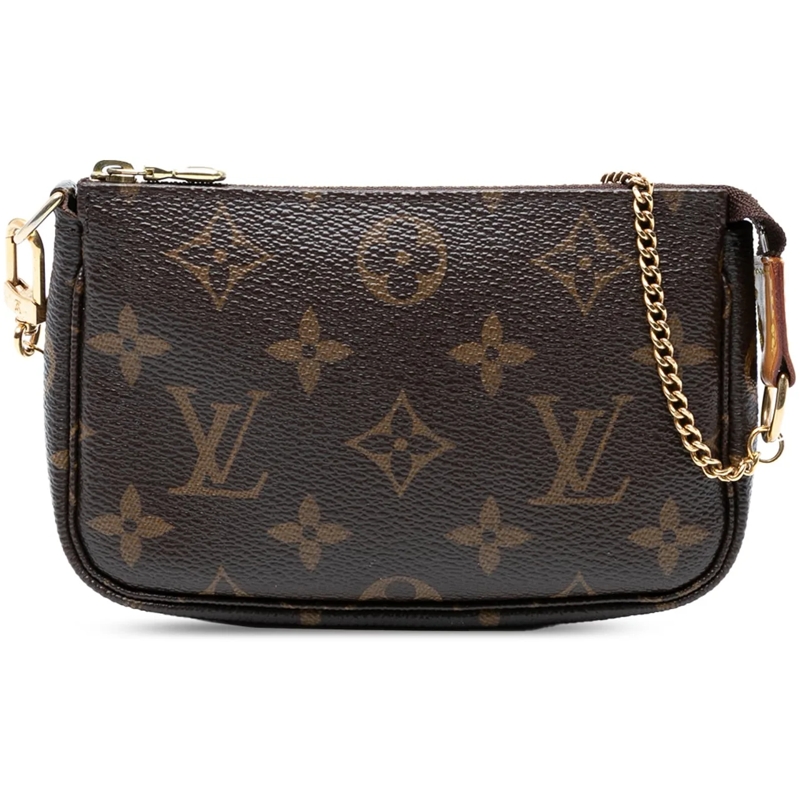 Louis Vuitton Tote Monogram Mini Pochette Accessoires braun