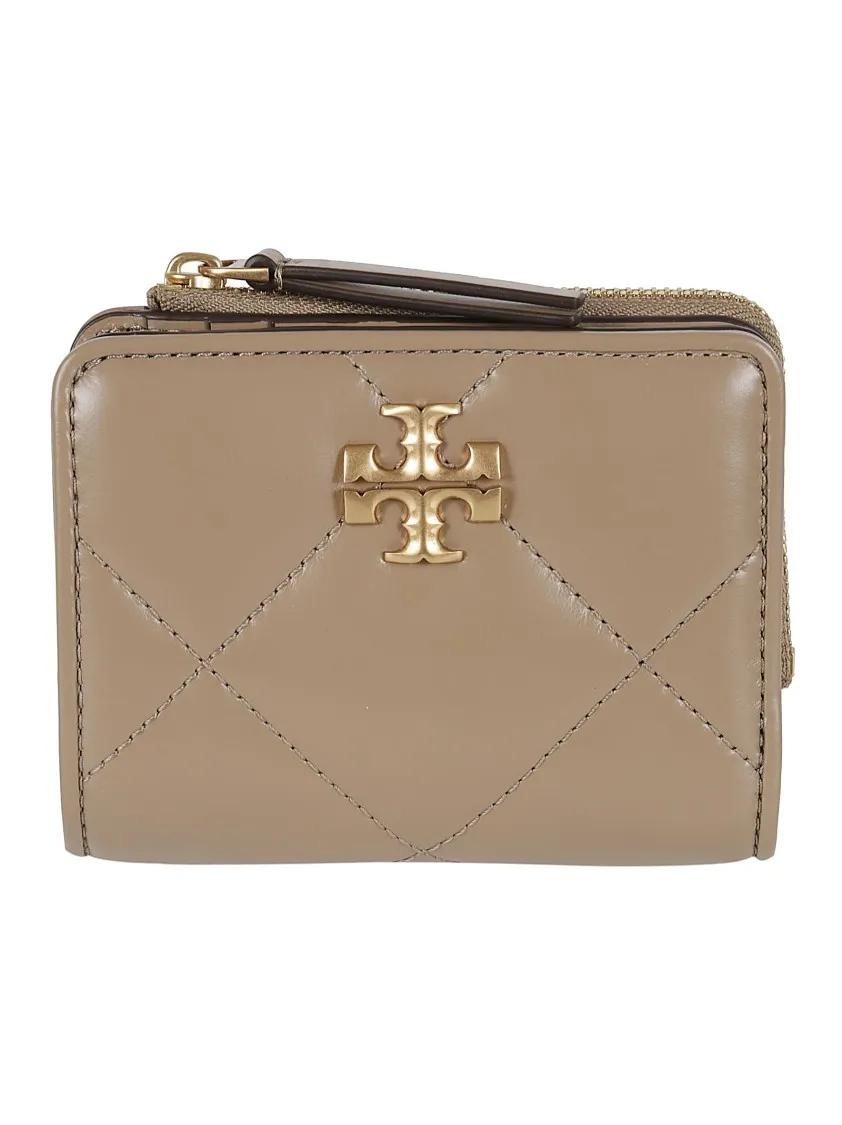 Tory Burch Portemonnaie - Diamond Quilting Wallet - Gr. unisize - in Beige - für Damen