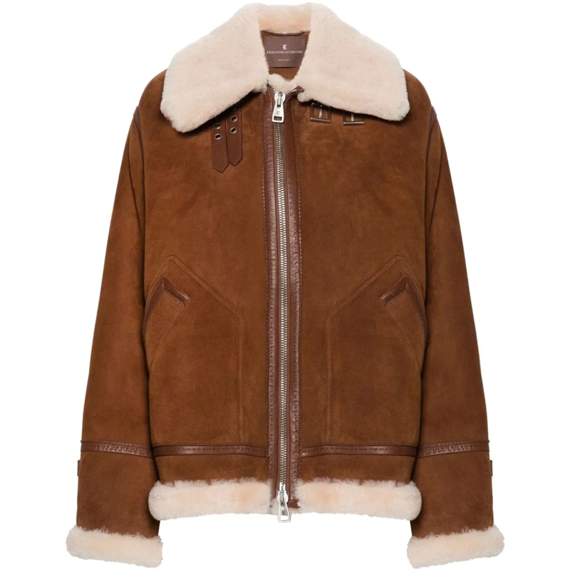 Ermanno Scervino Doudoune shearling divers mehrfarbig