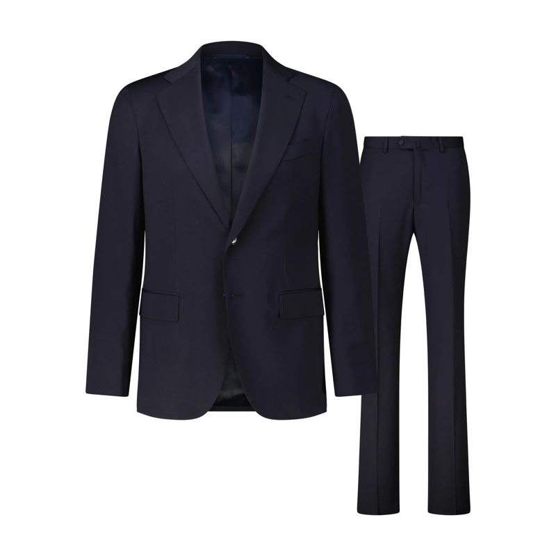 Emanuela Caruso Combinaison de costume Zweiteiliger Anzug Aida aus Wolle blau