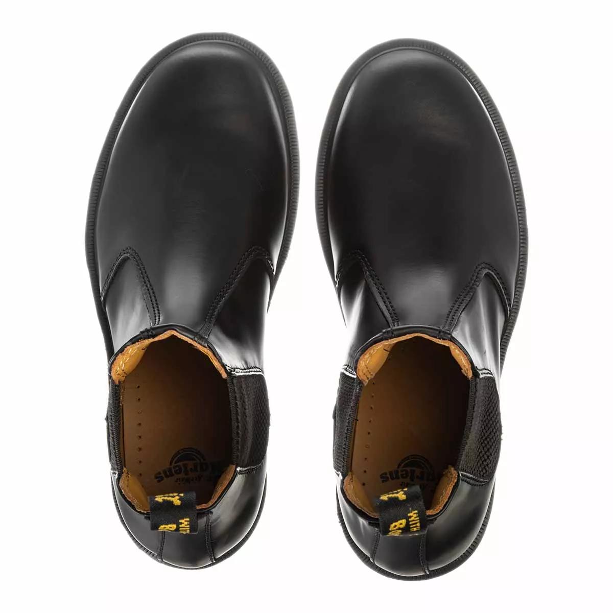 Black leather dr martens online