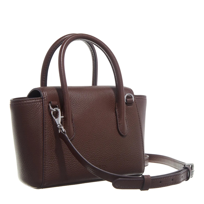Lauren Ralph Lauren Satchel Tnnr Sm Schl-Satchel-Small Dark Hickory(Image 4)