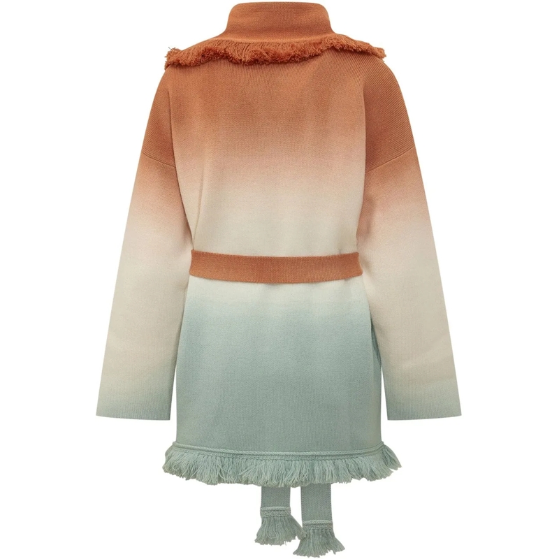 Alanui  Cardigan Shades Of Shore con Cintura e Frange mehrfarbig(Image 2)