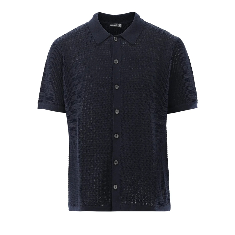 VAN LAACK  Poloshirt Uni dunkel-blau