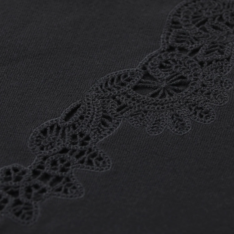 Zimmermann Pull à col roulé 9420TF261 MERINO LACE TURTLENECK Zimmermann schwarz(Image 3)