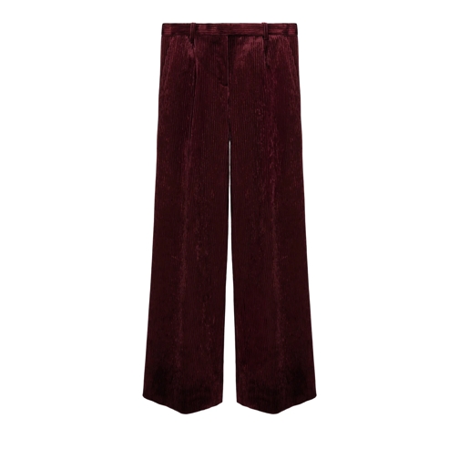 Dorothee Schumacher Hosen MODERN STRUCTURE pants dark burgundy