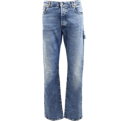 Heron Preston Jeans à jambe fine Ex-Ray Washed Hammer Dnm blau